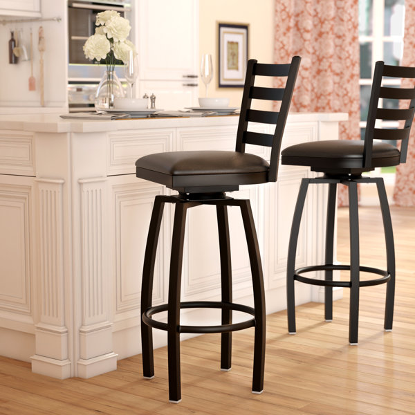 Charlton Home Portland 32" Swivel Bar Stool & Reviews Wayfair